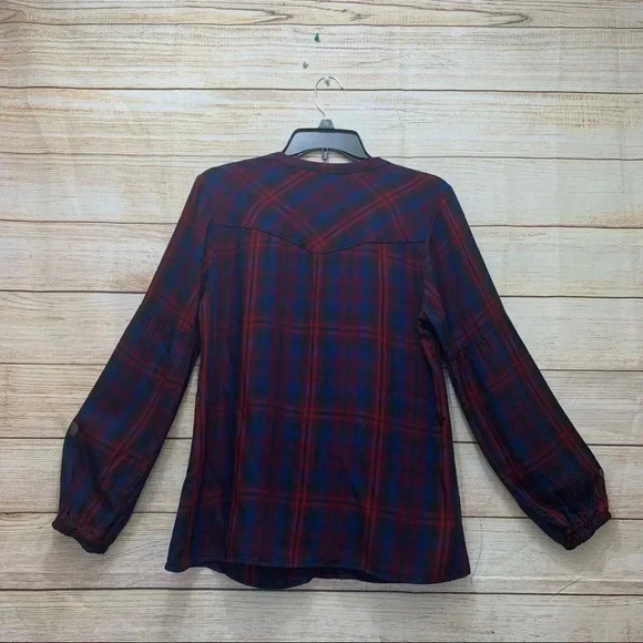 Cabi Caroling Shirt Button Front Check Plaid # 4070 - Picture 6 of 12